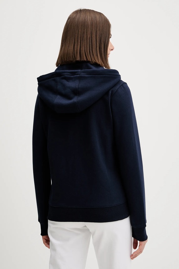 Îmbrăcăminte Tommy Jeans hanorac cu fermoar femei DW0DW19729 bleumarin