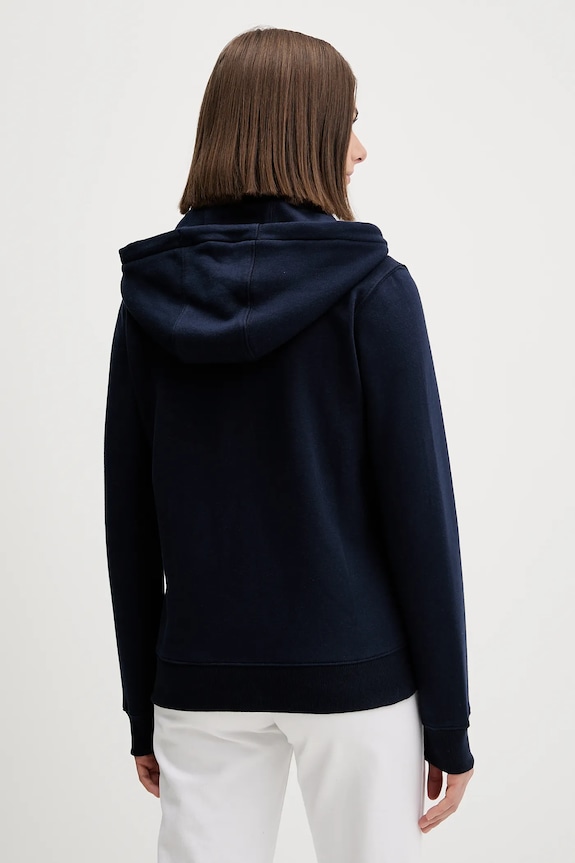 Îmbrăcăminte Tommy Jeans hanorac cu fermoar femei DW0DW19729 bleumarin