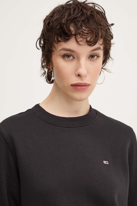 Tommy Jeans bluza czarny DW0DW19726