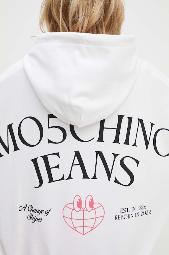 Moschino Jeans bluza bawełniana 1701.8233
