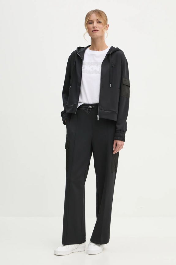 Mikina Dkny P4ME6XQC černá AW24
