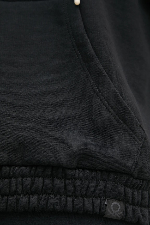 Μπλούζα United Colors of Benetton 31NB3M06U μαύρο