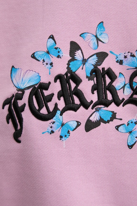 Chiara Ferragni felpa in cotone 77CBIK08 rosa