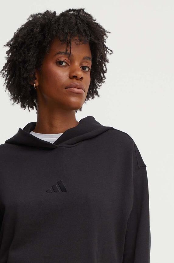 Βαμβακερή μπλούζα adidas All SZN IW1026 μαύρο