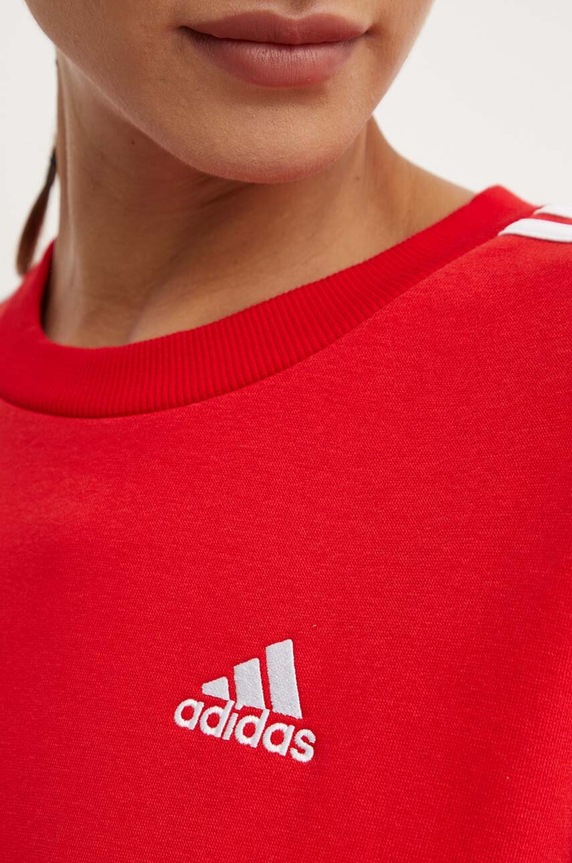 adidas bluza Essentials IY1734 rosu