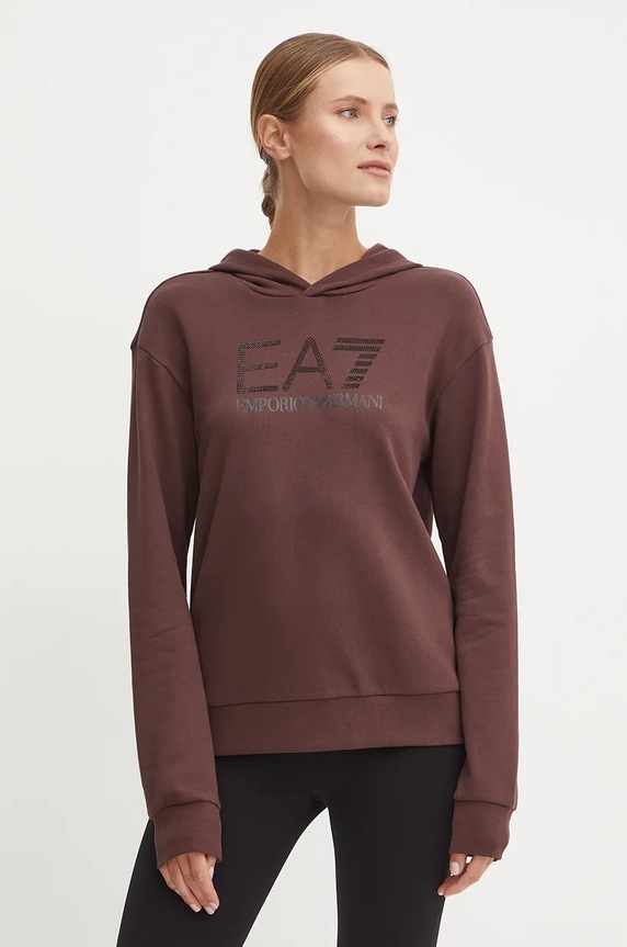 EA7 Emporio Armani bluza pozostałe brązowy TJDOZ.6DTM17.1755