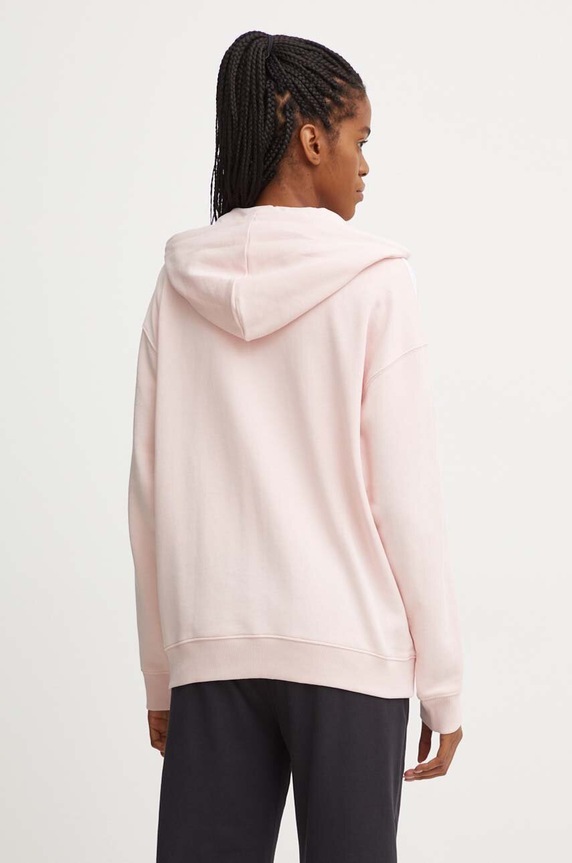 Ρούχα Βαμβακερή μπλούζα adidas Essentials IY7543 ροζ