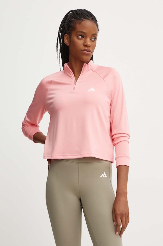 Φούτερ προπόνησης adidas Performance Train Essentials με ελαστάν ροζ IX1020