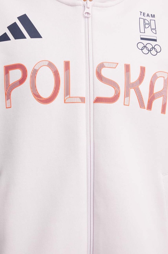 Tepláková mikina adidas Performance Poland JF6705 růžová