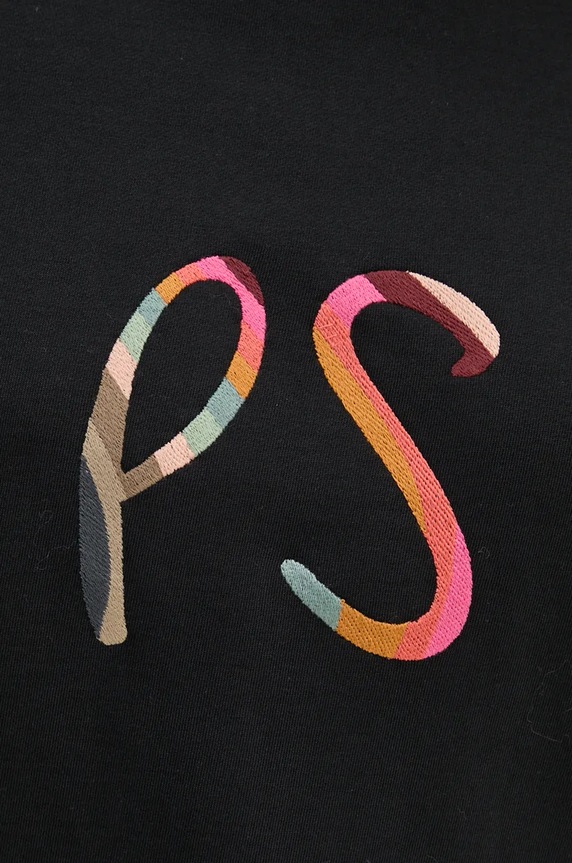 Bavlnená mikina PS Paul Smith W2R.352V.NP4786 čierna