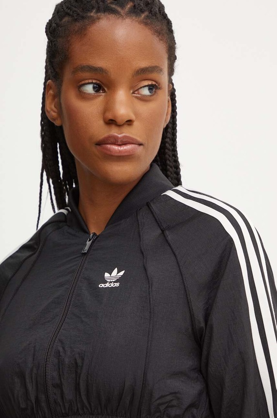 Μπουφάν adidas Originals μαύρο IW5484