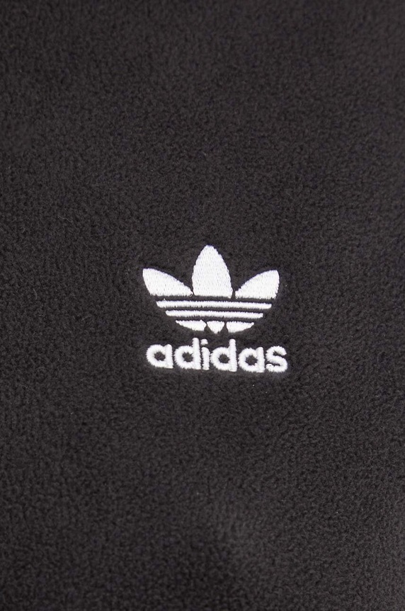 Fleecová mikina adidas Originals IY7271 černá
