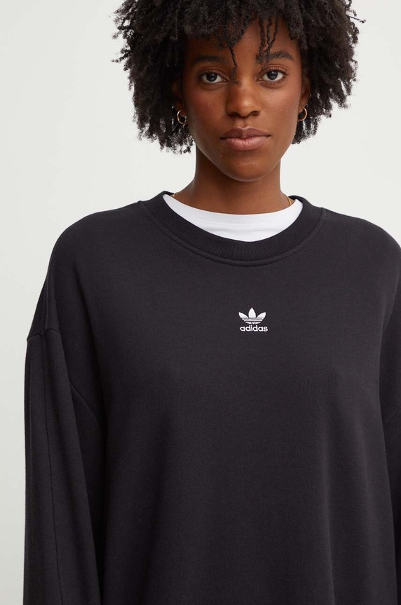 Îmbrăcăminte adidas Originals hanorac de bumbac Essential IY9630 negru