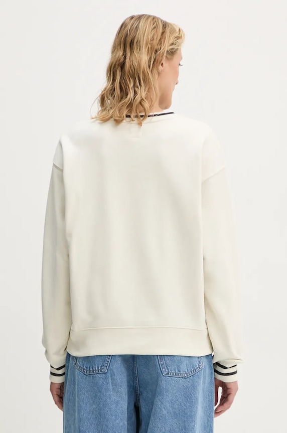 Oblečení Bavlněná mikina Levi's 0002L béžová