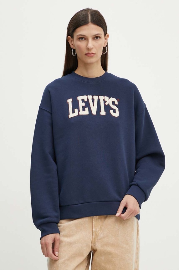 Levi's bluza aplikacja granatowy 001B5
