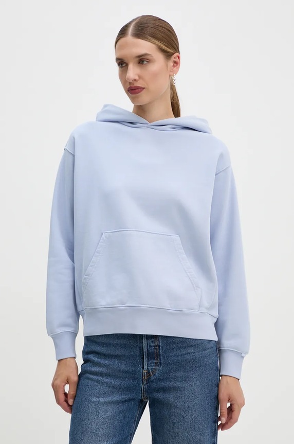 Levi's bluza bawełniana niebieski A8790