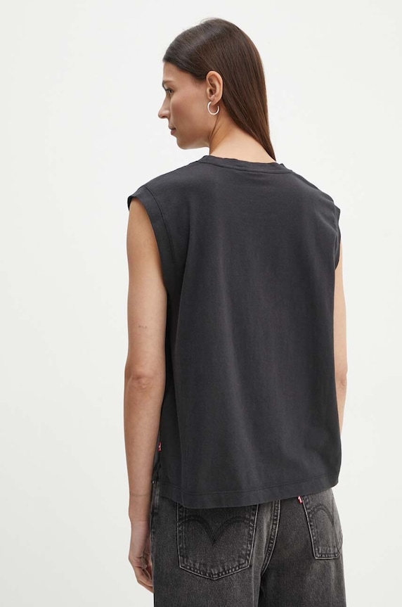 Oblečení Bavlněný top Levi's A8794 černá