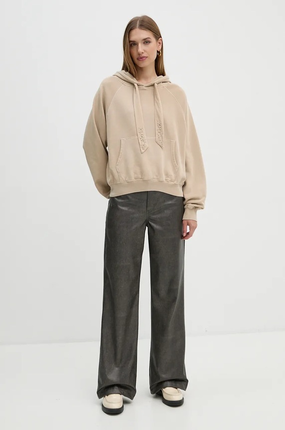 Μπλούζα Pepe Jeans FALISTA PL581451 μπεζ AW24