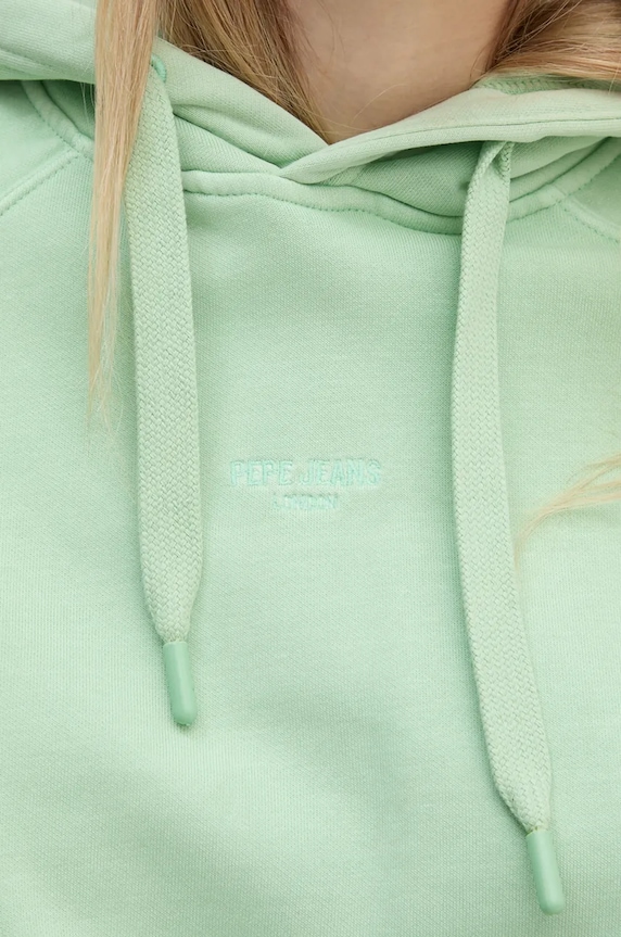 Mikina Pepe Jeans FELICITY HOODIE PL581462 zelená