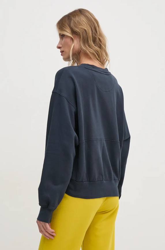 Odzież Pepe Jeans bluza bawełniana FIORELINA PL581464 granatowy