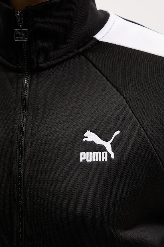 Puma Iconic T7 Track Jacket bluza rozpinana z bawełną damska 627994 czarny