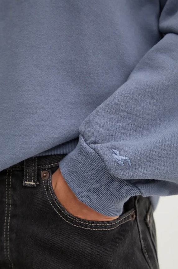 Hollister Co. felpa KI352.4136.201 blu