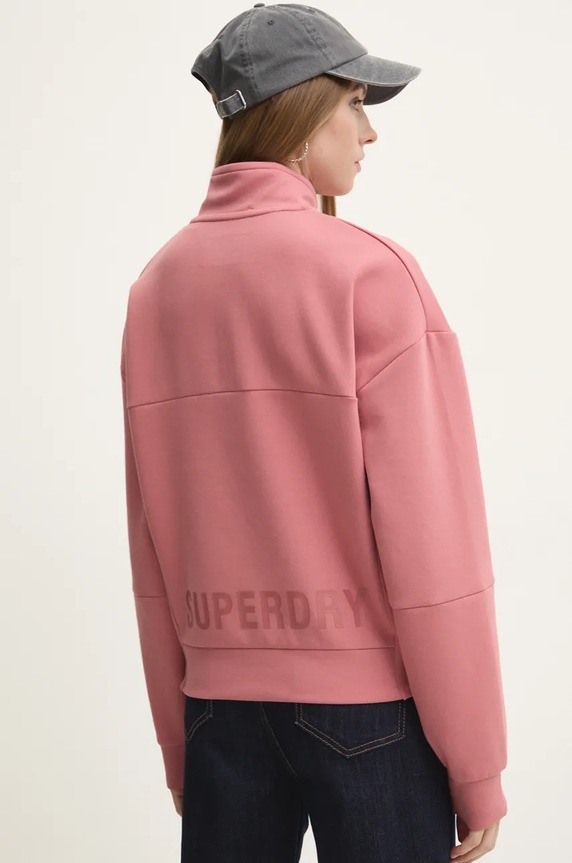 Odzież Superdry bluza W2012170A.9KS różowy