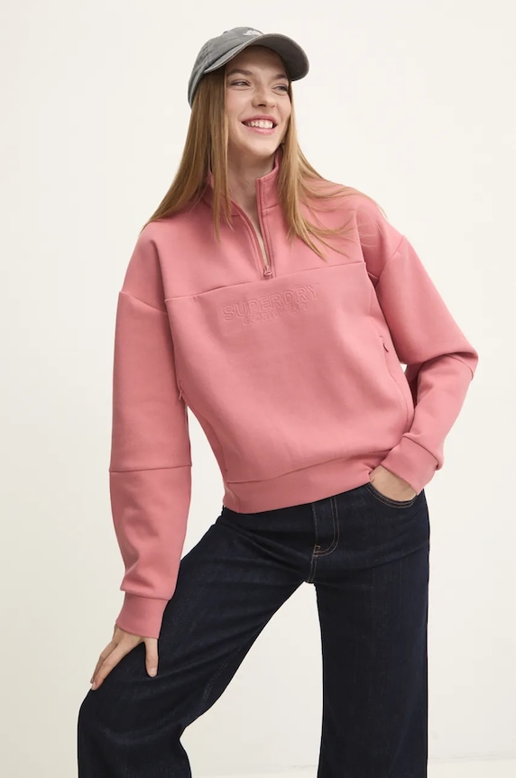 Superdry bluza różowy W2012170A.9KS