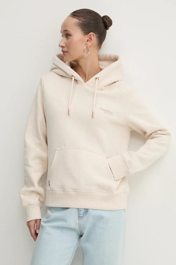 Superdry felső sima bézs W2012180A.9VP