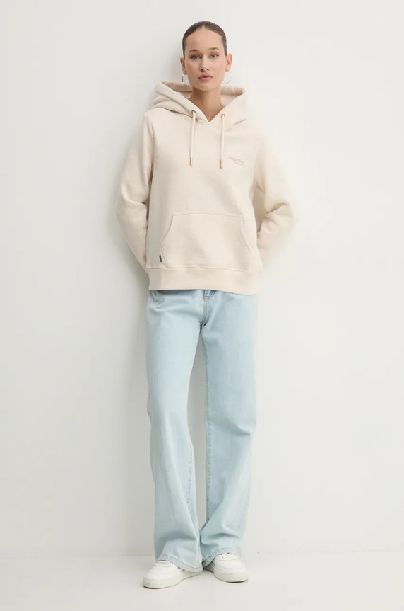 Superdry felső W2012180A.9VP bézs AW24