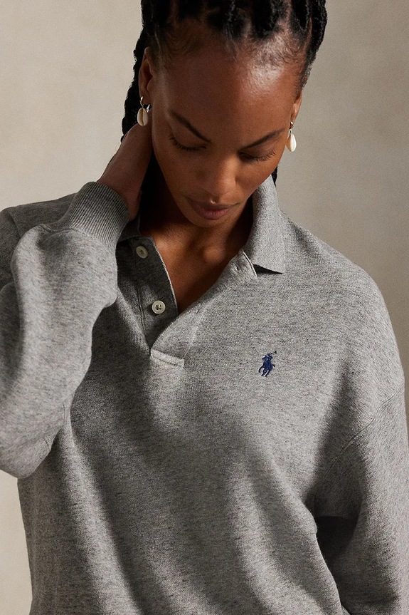 Polo Ralph Lauren bluză gri 211947966