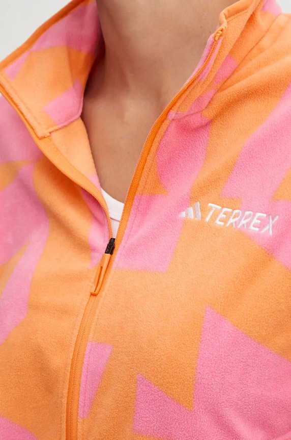 Sportovní mikina adidas TERREX Multi IX7722 oranžová