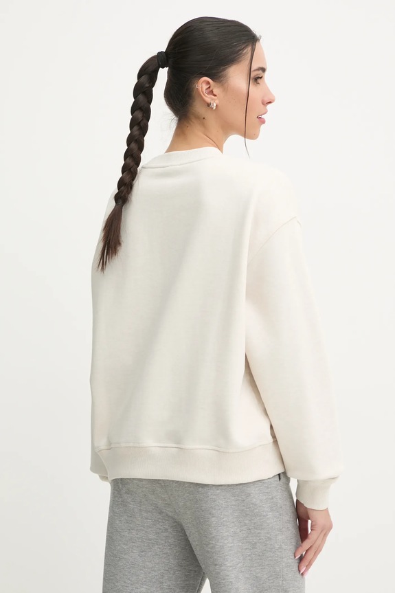 Ruházat New Balance pamut melegítőfelső WT43553LIT bézs