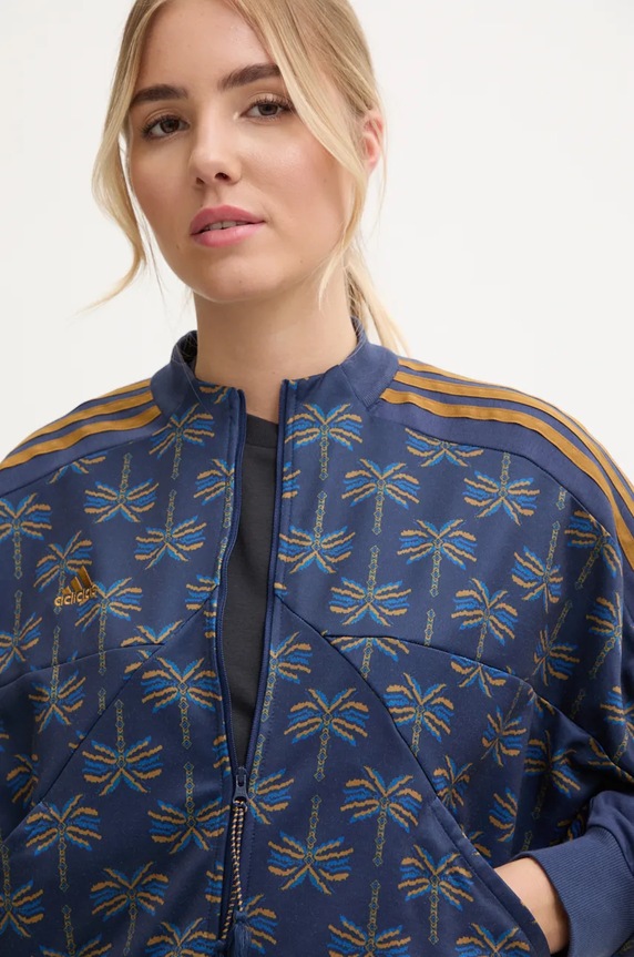 Mikina adidas x Farm Rio IV9763 námořnická modř AW24
