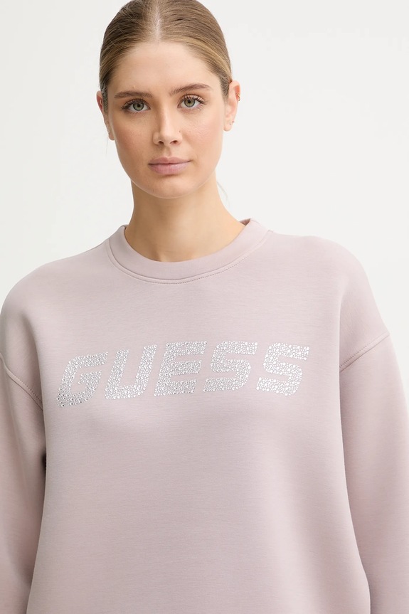 Mikina Guess CECILIA ružová V4BQ15.K7UW2