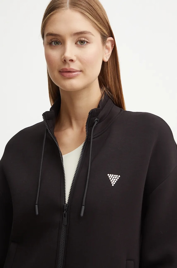 Guess bluza CECILIA negru V4BQ14.K7UW2