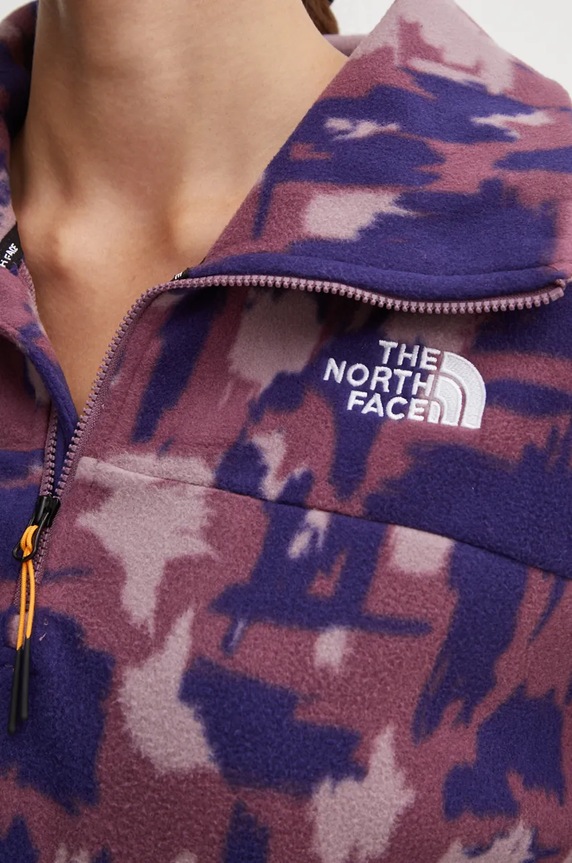Sportovní mikina The North Face Mountain Athletics NF0A893H6XI1 růžová