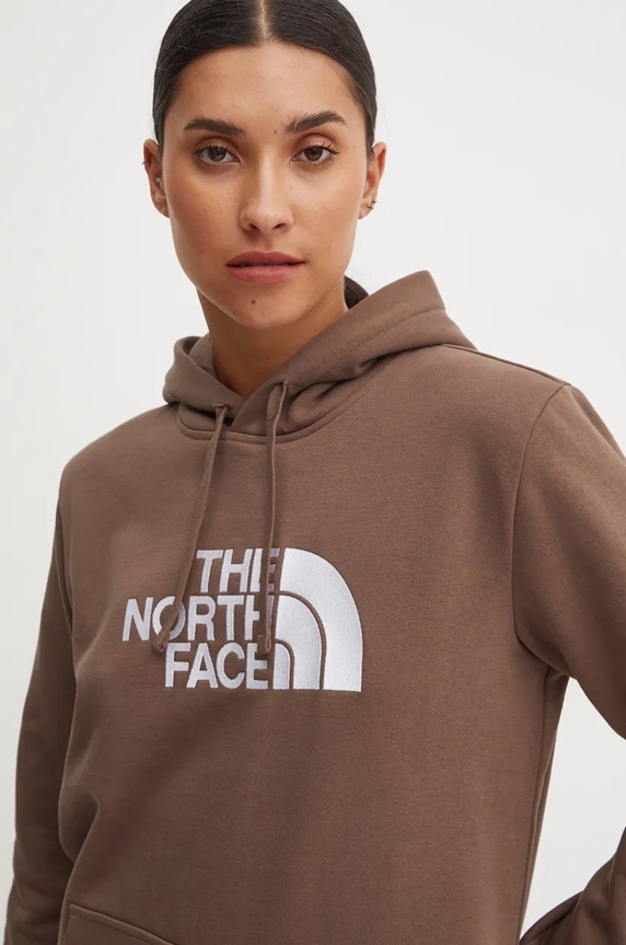 The North Face sweatshirt Drew Peak Pullover Hoodie brown NF0A89EH1OI1