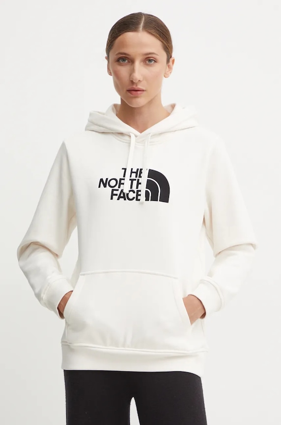 Mikina The North Face Drew Peak Pullover Hoodie s kapucí béžová NF0A89EHQLI1