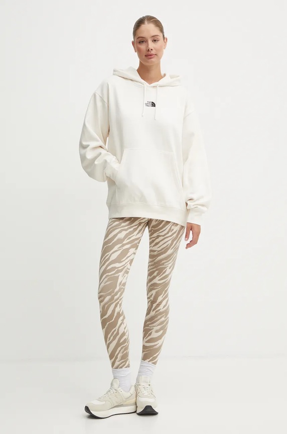 The North Face bluza Essential Hoodie NF0A89ENQLI1 beżowy SS26