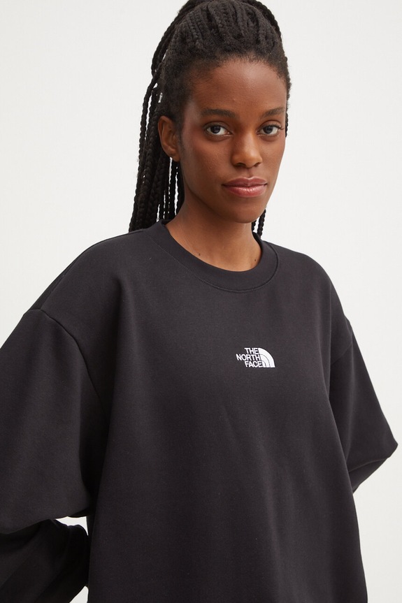 Mikina The North Face Essential Crew čierna NF0A89EPJK31