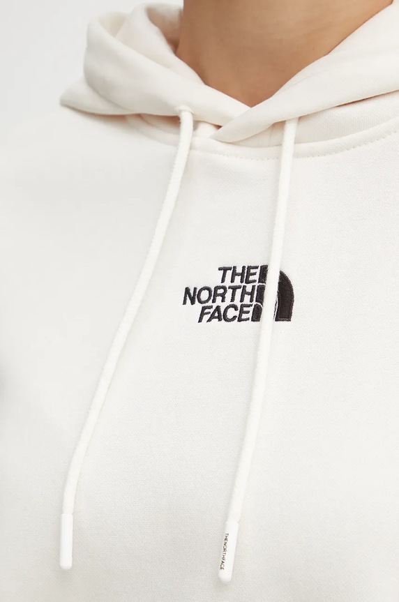 Mikina The North Face Essential Crop Hoodie NF0A89EXQLI1 béžová