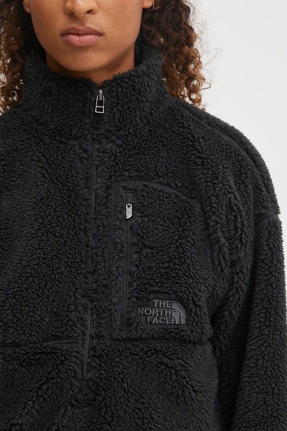 Поларен суичър The North Face TNF Extreme Pile Pullover черен NF0A88ZCJK31
