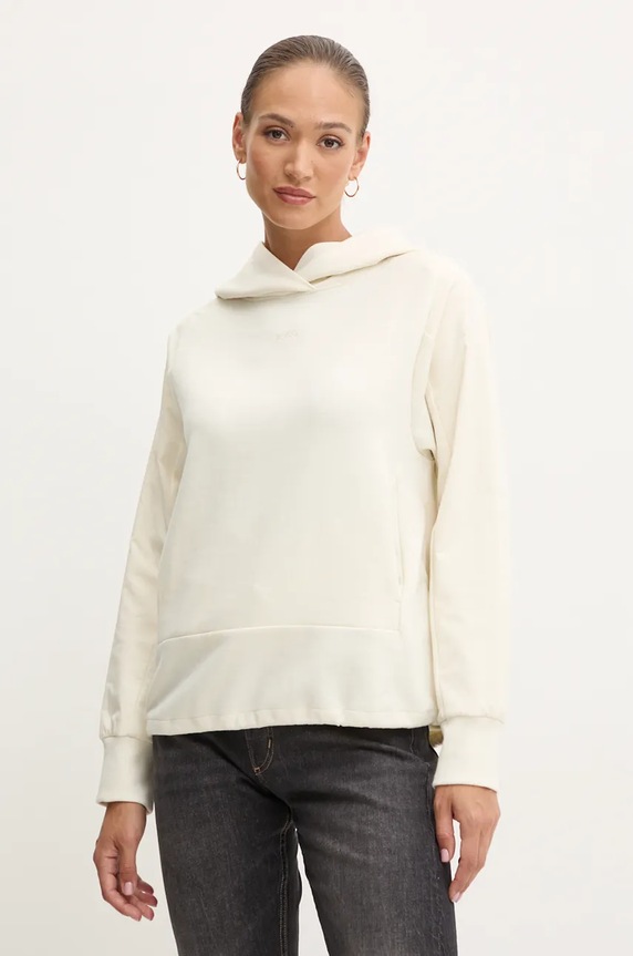 Dukserica BOSS bez uzorka bež 50524545