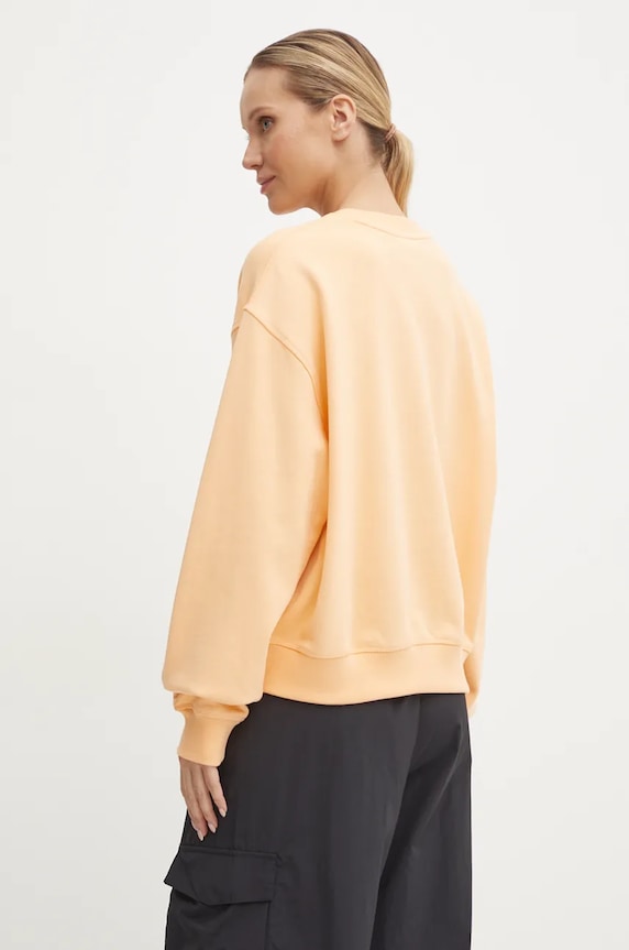 Odzież New Balance bluza bawełniana WT41500PAE pomarańczowy