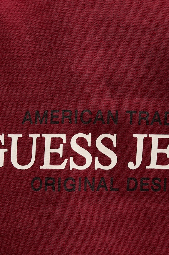 Guess Jeans bluza W4BQ21.KC811 bordowy