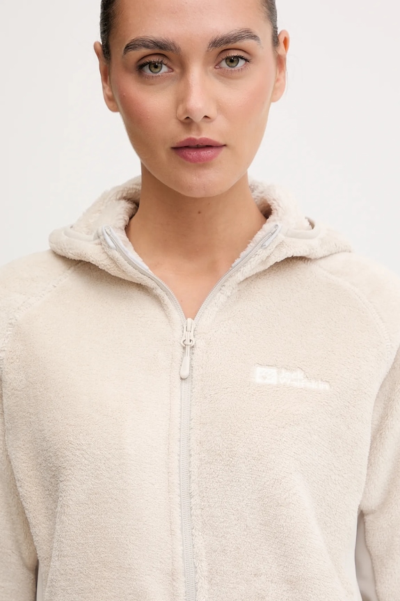 Športová mikina Jack Wolfskin Rotwand béžová A61897