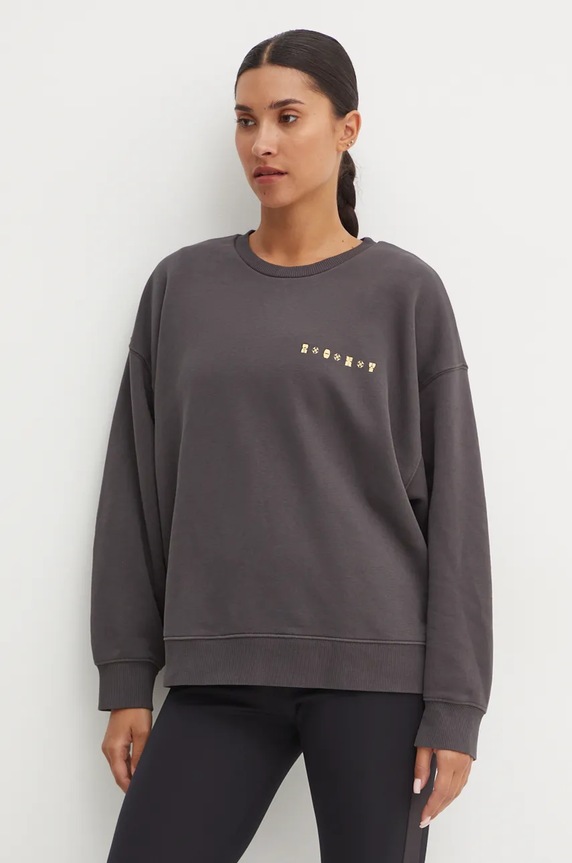 Mikina Roxy Line Up B ERJFT04875 šedá AW24