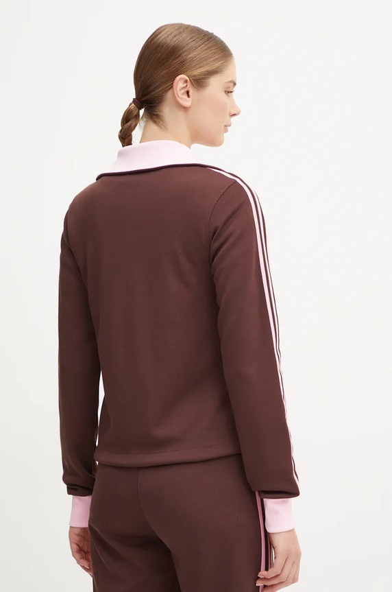 Oblečenie Mikina adidas Originals Montreal Tracktop JL9629 hnedá