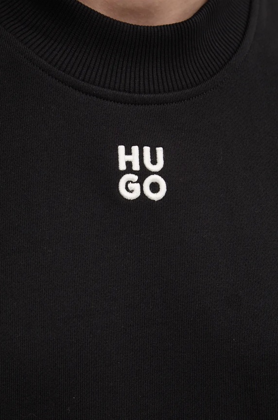 HUGO hanorac damesc din bumbac Daxandria 50527463 negru